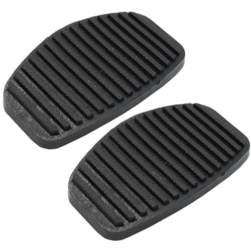 Image of BIAREN 2x Brake And Clutch Pedal Pads Rubber Covers For Fiat 500 Doblo Fiorino Panda Punto Bravo 71736224 51778057 (Manual Vehicles)