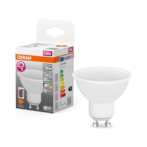 Image of Osram LED Reflector Lamp | Base: GU10 | Cool White | 4000 K | 6.90 W | Replacement for 80 W | LED Star PAR16, Single-Pack, PAR16, 4058075445970