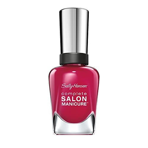 Image of Sally Hansen Complete Salon Manicure Nail Polish, Pink and Red Shades, 14.7 ml, Berry Important
