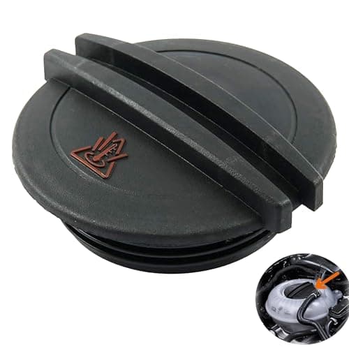 Image of 1Pcs 5Q0121321 3B0121321 Coolant Expansion Header Overflow Tank Cap for Au-di A3 A8 Q3 TT Seat Alhambra Leon Skoda Fabia Octavia Superb VW Amarok Caddy Golf Jetta Passat Tiguan Polo Black