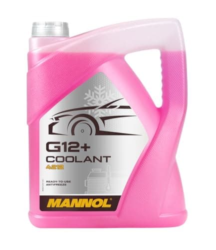 Image of MANNOL G12+ Ready to Use Coolant Antifreeze, TL774D TL774F, 5 litres
