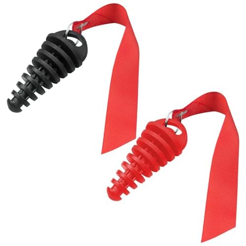 Image of 2Pcs Exhaust Silencer Bung Motorcycle Rubber Muffler Plug Universal Exhaust Tail Pipe Bung Silencer Exhaust Wash Plug for Most 2 or 4 Stroke Dirt Bike and ATV QUAD(Blue+Orange) (Black Red)