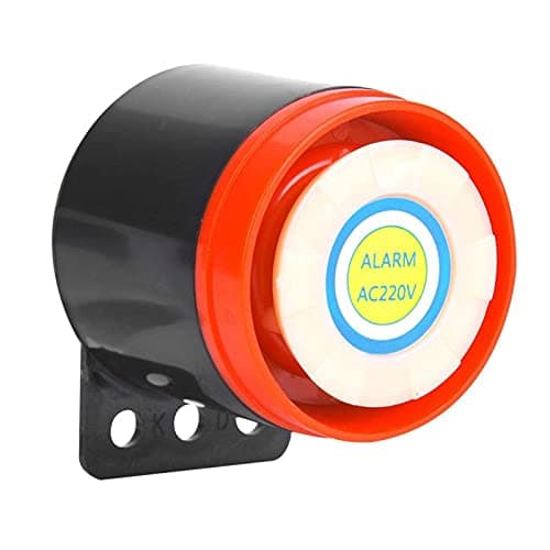 Image of Fafeicy 100dB Electronic Alarm Horn Safety Buzzer AC 220V Industrial Loud Sounder with 12-Hour Continuous Operation for Commercial Residential Security Use