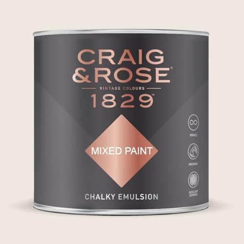 Image of Paint Stop CRAIG & ROSE 1829 CHALKY EMULSION CHINESE WHITE 750ML