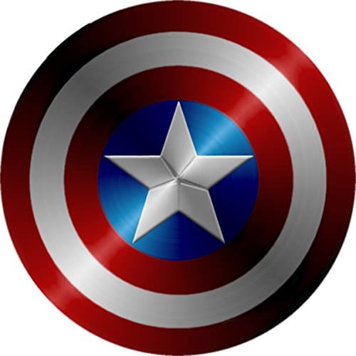 Image of HobbyElx Captain America Mousepad, Red, White, Blue, Rubber Base, 20cm x 10cm, 2mm Thick