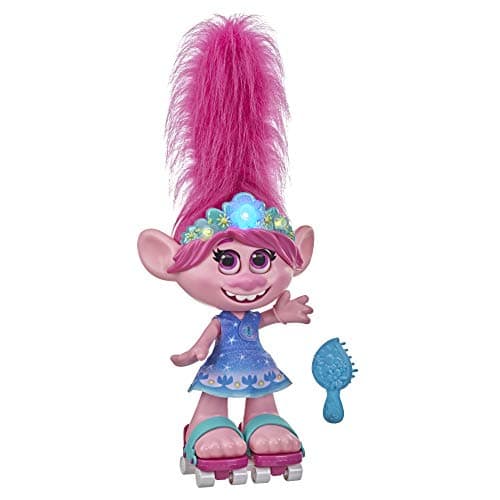 Image of Trolls Les 2 DreamWorks World Tour Poppy Dancing Hair Doll