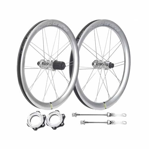 Image of 16 Inch 349 BMX Wheelset Sealed Bearing Disc Brake Quick Release Front Rear Wheels for Folding Bike 8-11 Speed Cassette