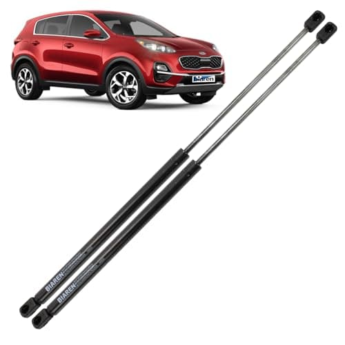 Image of BIAREN 2x Rear Tailgate Boot Gas Struts For Kia Sportage IV Mk4 QL 2015-2021 Lift Support System 600 (N) 546 MM 81770D9000 81770F1000