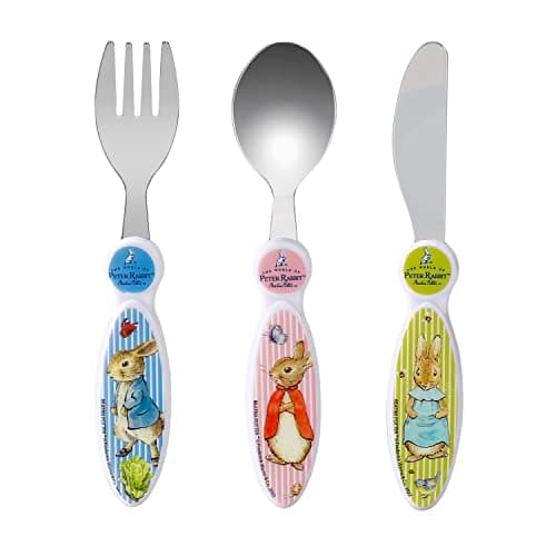 Image of Peter Rabbit Children's Kids 3pcs Cutlery Set - Knife/Fork/Spoon
