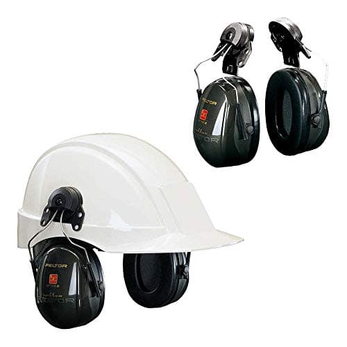 Image of 3M PELTOR Optime II Earmuffs, 30 dB, Green, Helmet Mounted, H520P3E-410-GQ-01, 7000107763