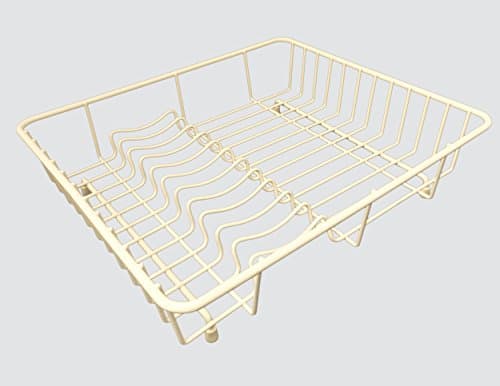 Image of Delfinware 2034 CRM Dish Drainer, Metal, Cream, 37 x 33 x 10 cm