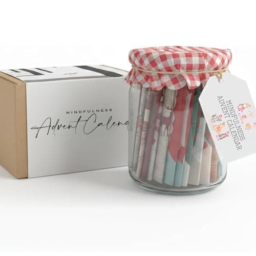 Image of Embracing Mindfulness Mindfulness Advent Calendar - 24 Mindfulness tasks in a jar to help you enjoy and appreciate Christmas even more!