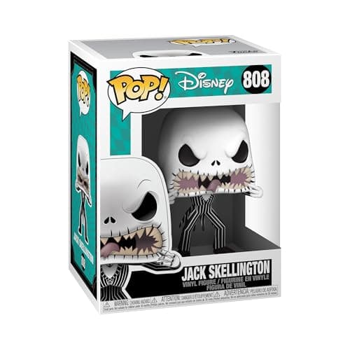 Image of Funko Pop! Disney: the Nightmare Before Christmas-Jack Skellington - (Scary Face) - Collectable Vinyl Figure - Gift Idea - Official Merchandise - Toys for Kids & Adults - Horror Fans