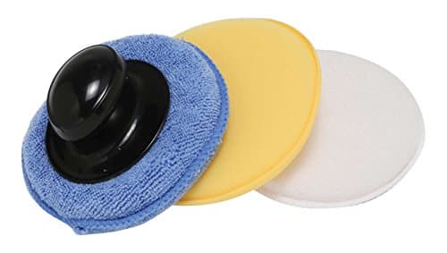 Image of Hilka 83100505 Polish Applicator Pads, Set of 3, Blue,White, 125 x 20mm