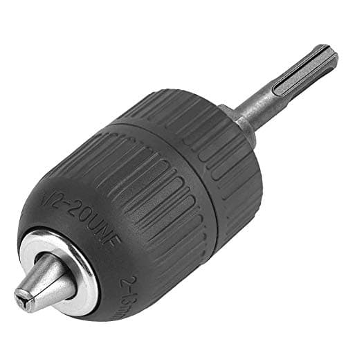 Image of Mesee 2-13mm Capacity Keyless Drill Chuck 1/2-20UNF Thread Heavy Duty Impact Drill Chuck Converter Quick Release Conversion Tool with SDS Plus Adaptor