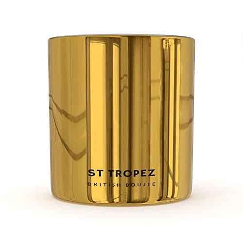 Image of St Tropez Lime Basil Mandarin Large Luxury Scented Candle in Box - Luxurious Fragrance with Long Burn time - 230gm Natural Wax - Scented Candle Gifts for Women & Men…