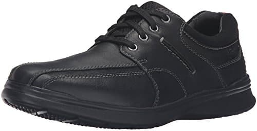 Image of Clarks Men's Cotrell Walk Oxford, Oily Black Leather, 6.5 UK