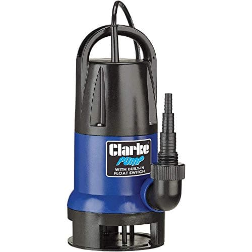 Image of Clarke PSV5A 1.5" 750W Submersible Water Pump with Integrated Float Switch, 217L/min Max Flow, 8m Head, Clean & Dirty Water, Heavy Duty Drainage (230V)