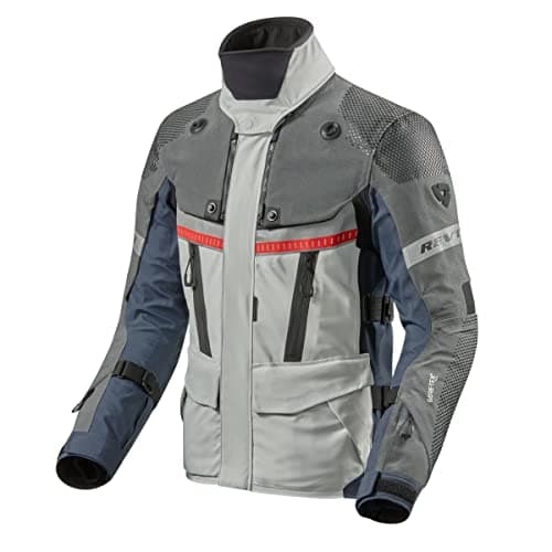 Image of REV'IT! Revit Dominator 3 GTX Motorcycle Textile Jacket, grey/blue, M