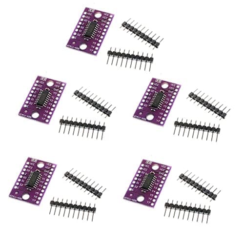 Image of Fasizi 5PCS 74HC4051 8-Channel-Mux Analog Multiplexer Selector Module