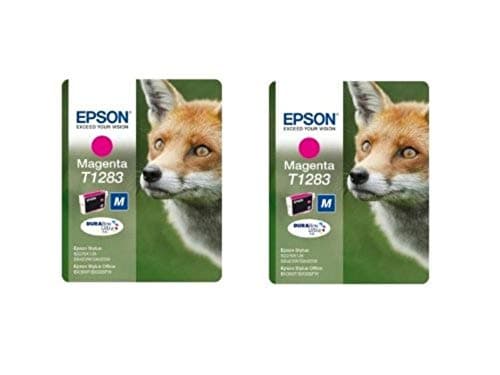 Image of Epson Original T1283 Ink Cartridge, Magenta (Twin Pack), Genuine