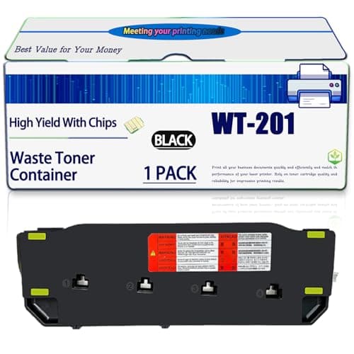 Image of Compatible for Canon WT-201 Waste Toner Container ImageRUNNER IR-C1325iF IR-C1335iF IR-C1335iFC IR-C250i IR-C255i Printers, High Yield 80000 Pages, with Chip (Black)