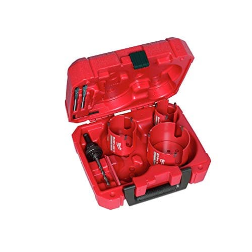 Image of Milwaukee Big Hawg 7pc Hole Saw Kit with Carbide Teeth