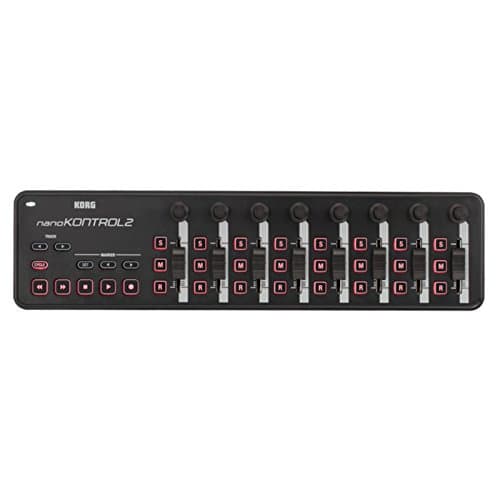 Image of Korg - nanoKONTROL2 - Slimline USB MIDI Controller - Black