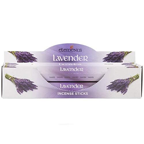 Image of Something Different Elements Incense Stick 6 Pack Display Set Lavender (One Size) (Multicolour)
