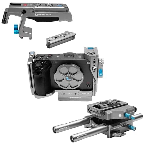Image of KONDOR BLUE | Base Rig MKII for Sony FX3/FX30 | Designed for Professional workflows and Adaptability to Expand Your Setup | Space Gray
