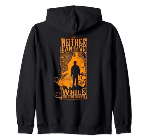 Image of Harry Potter Neither Can Live While the Other Survives Zip Hoodie