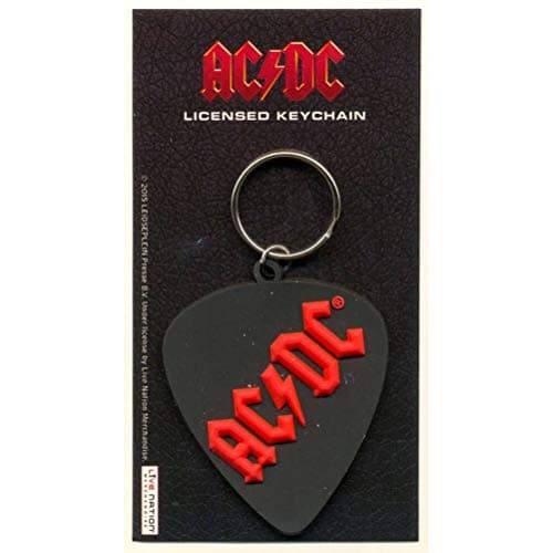 Image of Pyramid International AC/DC - Plectrum Rubber Keychain