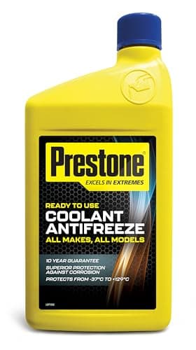 Image of Prestone PAFR0035B Coolant Antifreeze for All Vehicles 10 year 300,000 miles Corrosion Protection, Ready to Use, 1 Litre