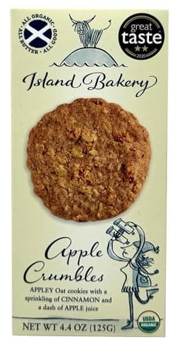 Image of Island Bakery Organic Apple Crumbles Biscuits 125 g