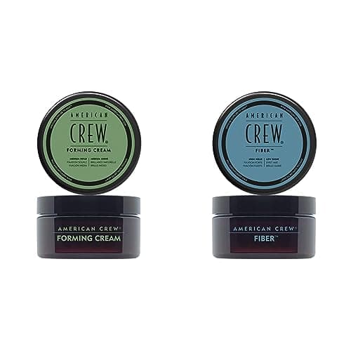 Image of American Crew 2-Piece Styling Set with Fiber & Forming Cream (2 x 85g) Medium to High Hold, Formulated for Men