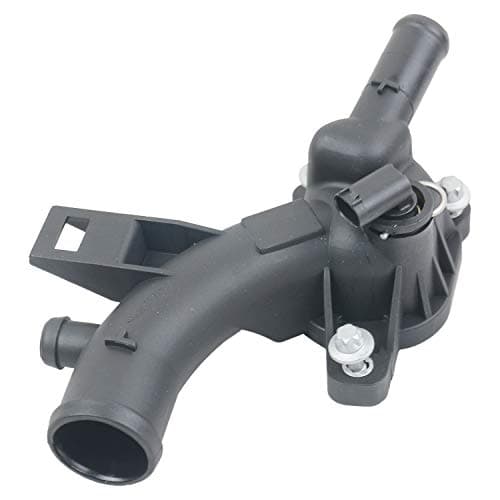Image of NSGMXT Thermostat Housing Water Outlet Housing Coolant Flange w/Sensor Replacement for Corsa D E Astra J Meriva B Adam A12XEL B12XEL A14XEL B14XEL 25192985 1338022 (Plastic)