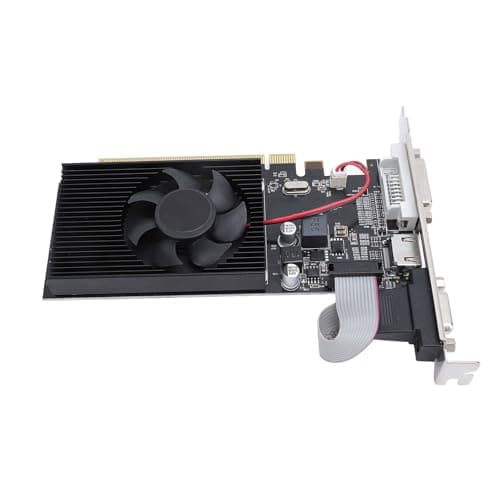 Image of R5 230 2GB Graphics Card,GDDR3 64bit Video Card for PC Gaming,HDMI DVI VGA Output,PCI Express 1.1 X 16 with Cooling Fan Computer Graphics Card for Office and Gaming