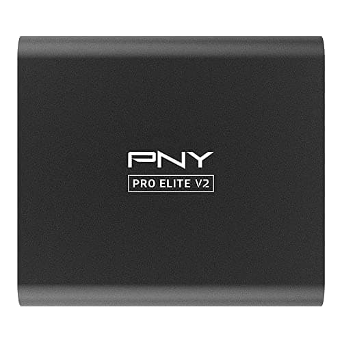 Image of PNY Pro Elite V2 500GB USB 3.2 Gen 2x1 Type-C Portable Solid State Drive (SSD) – (PSD0CS2160-500-RB)