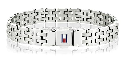 Image of Tommy Hilfiger Jewelry Men's Stainless Steel Bracelet with the Iconic Tommy Hilfiger Flag - 2701062