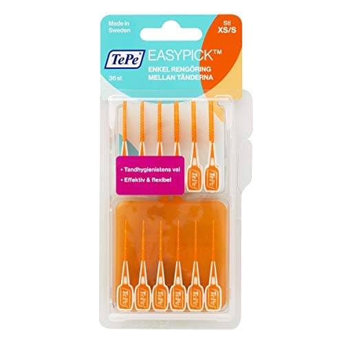 Image of TePe EasyPick Toothpick XS/S/Simple and Effective Interdental Cleaning, for a Healthy Mouth and Clean Teeth / 1 x 36 Toothpicks (XS/S)