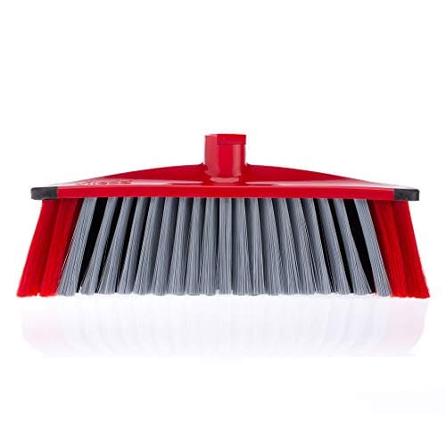 Image of Vileda 3Action Broom Head Replacement Broom Head with Innovative Three Bristle Technology, Pack of 1, Black