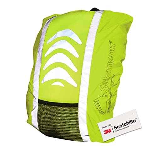 Image of Salzmann Reflective Rucksack Cover | 28–40L | Hi-Vis Waterproof Rain Cover for Backpack Cycling, Commuting & Hiking