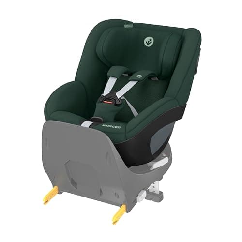 Image of Maxi-Cosi Pearl 360 i-Size, Baby Car Seat, 3 Months-4 Years (61-105 cm), 360 Car Seat Swivel, One-Hand Rotation, ClimaFlow, Easy-in Harness, G-Cell Side Impact Protection, Authentic Green