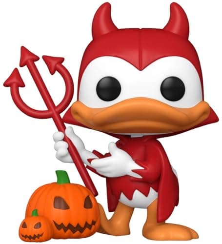 Image of Funko Pop! Disney: Devil Donald Duck - 1/6 Odds for Rare Chase Variant - Donald Duck - Collectable Vinyl Figure - Gift Idea - Official Merchandise - Toys for Kids & Adults - TV Fans