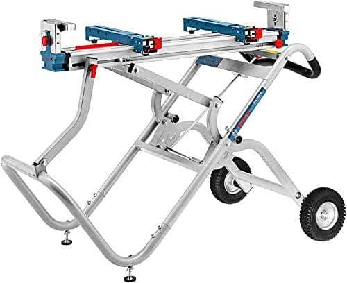 Image of Bosch Professional GTA 2500 W Mobile Workbench for mitre saws (1044 mm Length, Length with Extension 2504 mm, Weight 34.8 kg, incl. Machine Holder)