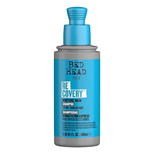 Image of Bed Head by TIGI - Recovery Moisturising Shampoo - Ideal for Dry Damaged Hair - Hair Repair - Travel Size Shampoo - 100 ml