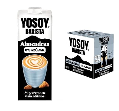Image of Barista Almond Drink 1L x 6 Creamy Dairy Free Almond Beverage for Coffee Smoothies Cereal and Everyday Use