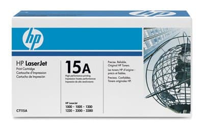 Image of Hewlett Packard HP LaserJet 1200 N (C7115 A) Original Toner Cartridge – Black