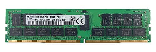Image of Hynix 32 GB, DDR4-2400, CL 17 32GB DDR4 2400MHz ECC Memory Module - Memory Modules (DDR4-2400, CL 17, 32 GB, DDR4, 2400 MHz, 288-pin DIMM, Multi-Colour)