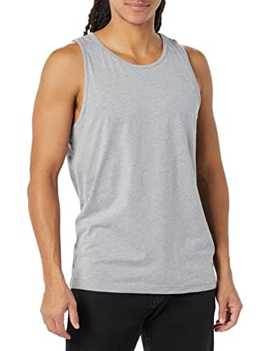 Image of Amazon Essentials Men's Regular-Fit Vest, Light Grey Heather, M